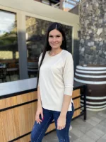 3/4 ujjas felső