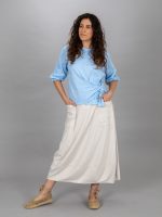 Vékony zsebes szoknya-nadrág