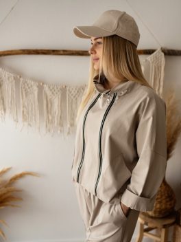 Dupla cipzáros kiskabát