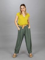 Zsebes bő szárú nadrág