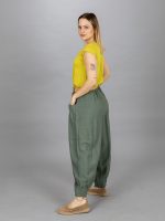 Zsebes bő szárú nadrág