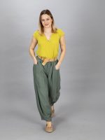 Zsebes bő szárú nadrág