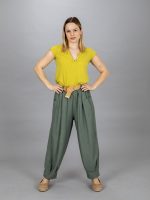 Zsebes bő szárú nadrág