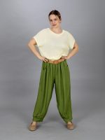 Zsebes bő szárú nadrág