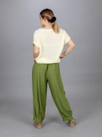 Zsebes bő szárú nadrág