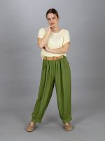 Zsebes bő szárú nadrág