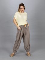 Zsebes bő szárú nadrág