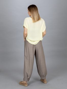 Zsebes bő szárú nadrág