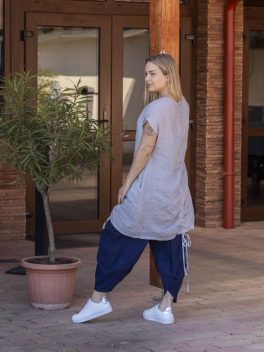 Húzott len tunika