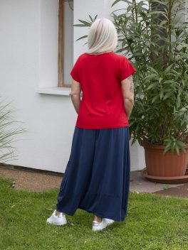 Csavart nyakú póló