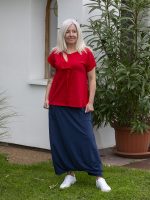 Csavart nyakú póló