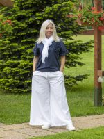 Bő szárú vászon nadrág