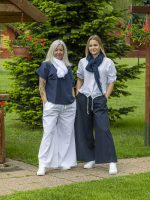 Bő szárú vászon nadrág