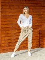 Átkötős vászon nadrág