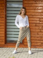 Átkötős vászon nadrág