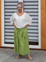 Zsebes vászon szoknya