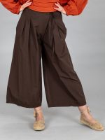 Átkötős bő szárú vászon nadrág