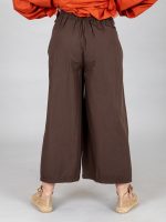 Átkötős bő szárú vászon nadrág