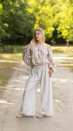 Viszkóz gumis nadrág