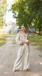 Viszkóz gumis nadrág