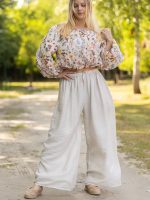 Viszkóz gumis nadrág