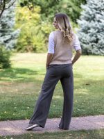 Egyenes szárú pamut nadrág