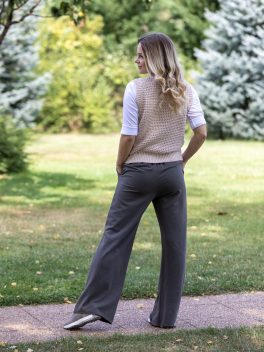 Egyenes szárú pamut nadrág