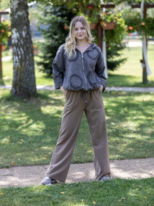 Egyenes szárú pamut nadrág