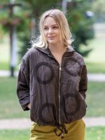 Steppelt csuklyás kiskabát