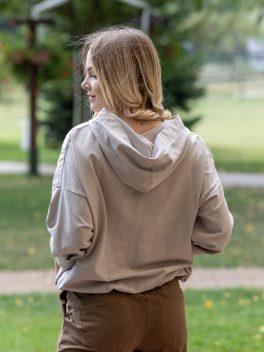 Steppelt csuklyás kiskabát