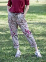 Mintás vászon nadrág