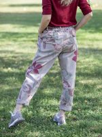 Mintás vászon nadrág