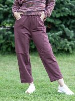 Elől varrott pamut nadrág