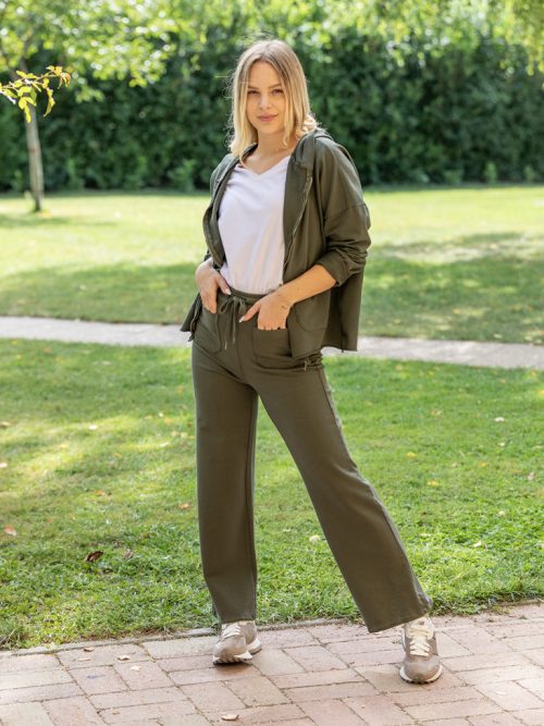 Egyenes szárú kis zsebes nadrág