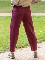 Lefelé szűkülő pamut nadrág