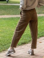 Lefelé szűkülő pamut nadrág