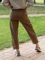 Lefelé szűkülő pamut nadrág