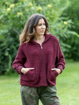 Csuklyás buklé kiskabát