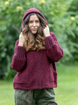 Csuklyás buklé kiskabát