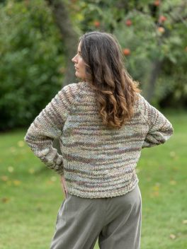 Csíkos buklé pulcsi