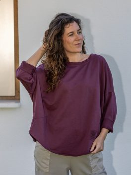 Oversize pamut felső