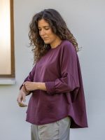 Oversize pamut felső