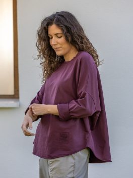 Oversize pamut felső