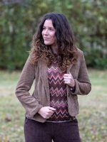 Bársony hatású zakó