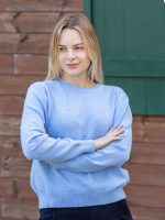 Pöttyös kötött felső