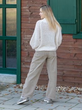 Ballon szabású bársony nadrág