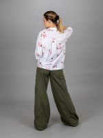 Rózsa mintás pamut vászon ing