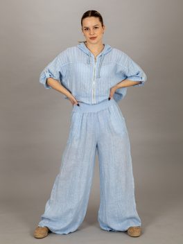 Pamut derekú len nadrág