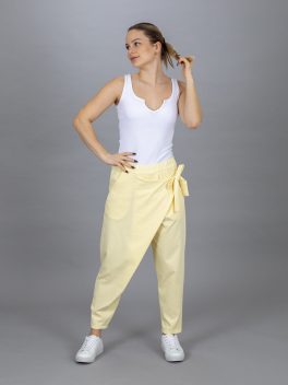 Átlapolt masnis nadrág