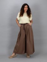 Öves bő szárú nadrág
